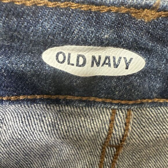 Old Navy Denim Shorts Women’s Plus Size 16 Roll Cuff Medium Was Distressed - Picture 3 of 6